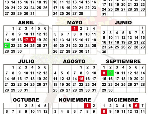 CALENDARIO FESTIVOS 2025 ACEUCHAL